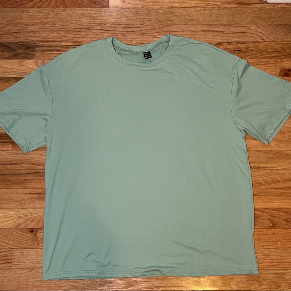 Good Things Are Coming Oversized Tshirt Teal XL